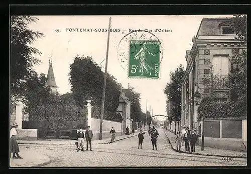 AK Fontenay-Sous-Bois, Rue du Clos d`Orléans
