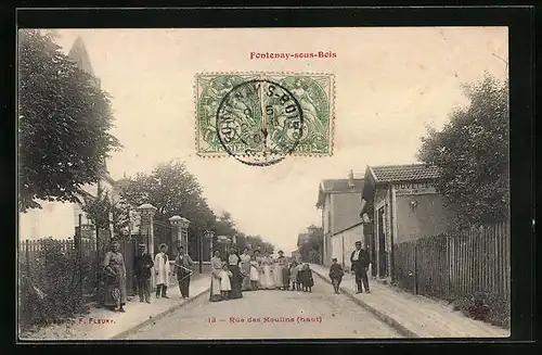 AK Fontenay-sous-Bois, Rue des Moulins