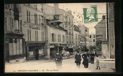 AK Fontenay-Sous-Bois, Rue de Rosny