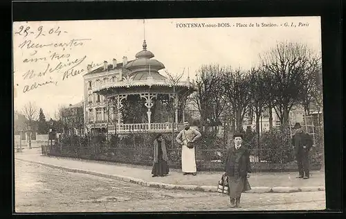 AK Fontenay-sous-Bois, Place de la station