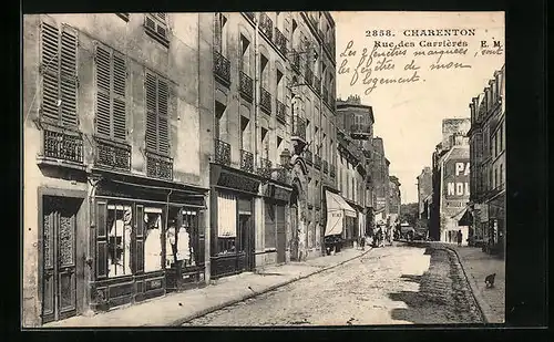 AK Charenton, Rue des Carrières