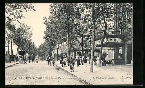 AK Villeneuve-St-Georges, Rue de Paris