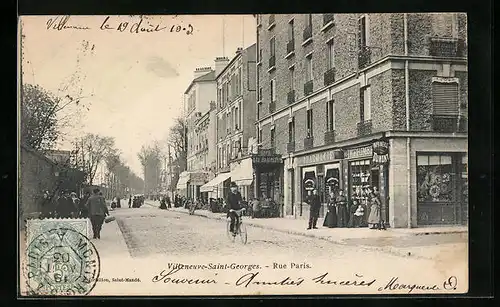 AK Villeneuve-Saint-Georges, Rue Paris