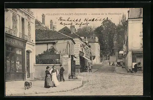 AK Villeneuve-Saint-Georges, Avenue de la République