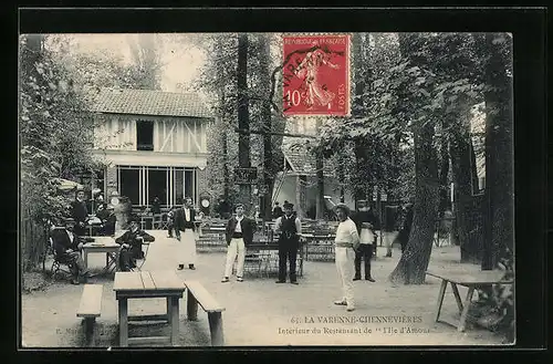 AK La Varenne-Chennevières, Intérieur du Restaurant de l`Ile d`Amour