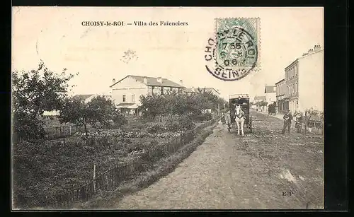 AK Choisy-le-Roi, Villa des Faienciers
