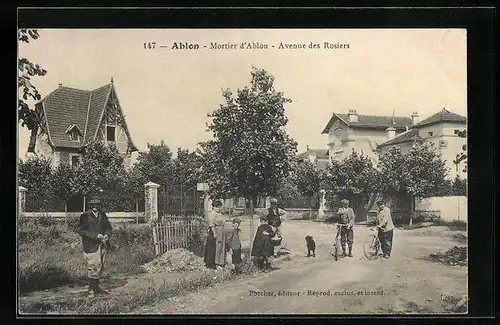 AK Ablon, Mortier d`Ablon, Avenue des Rosiers