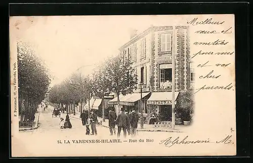 AK La Varenne-St-Hilaire, Rue du Bac