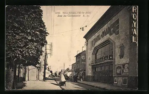 AK Villeneuve-le-Roi, Rue du Commerce