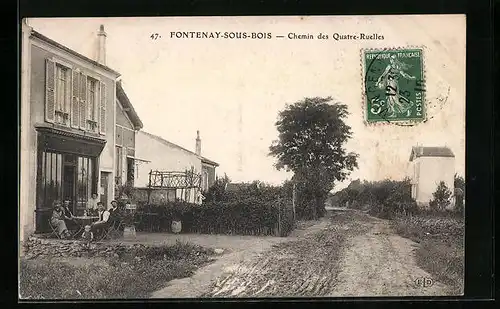 AK Fontenay-sous-Bois, Chemin des Quatre-Ruelles