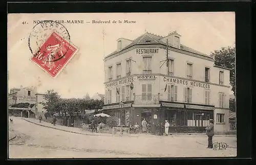 AK Nogent-sur-Marne, Boulevard de la Marne