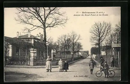 AK Brévannes, Avenue du Rond-Point et les Ecoles