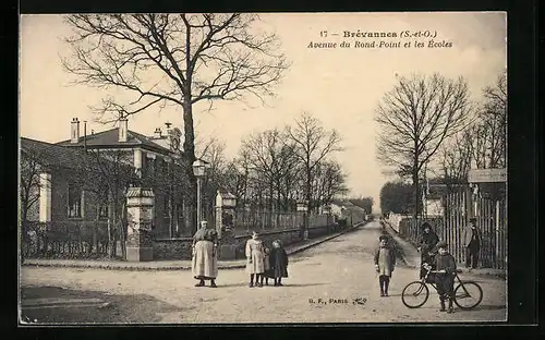 AK Brévannes, Avenue du Rond-Point et les Ecoles