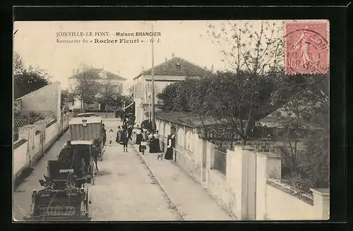 AK Joinville-le-Pont, Maison Brancier, Restaurant du Rocher Fleuri