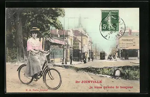 AK Joinville-le-Pont, Une Rue