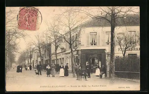 AK Joinville-le-Pont, Route de Brie, Le Rocher-Fleuri