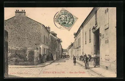 AK Vitry-sur-Seine, Rue des Étroits