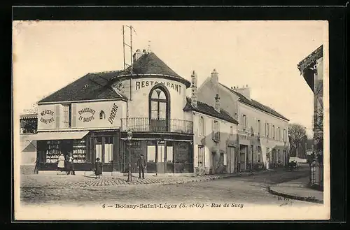 AK Boissy-Saint-Léger, Rue de Sucy, Cafe-Restaurant
