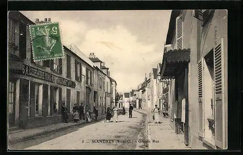AK Mandres, Grande Rue