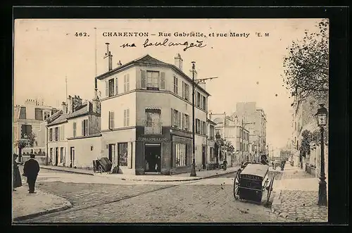 AK Charenton, Rue Gabrielle et rue Marty