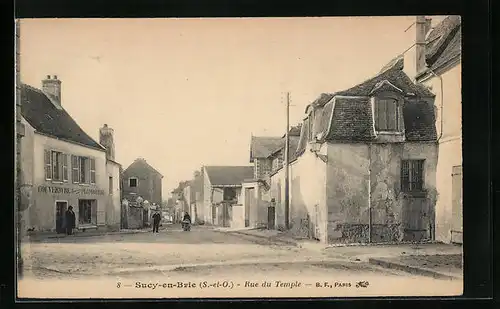 AK Sucy-en-Brie, Rue du Temple