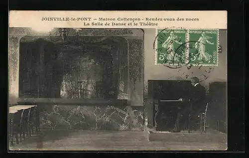 AK Joinville-le-Pont, Maison Cottencon, Rendezvous des noces, La Salle de Danse et le Théâtre