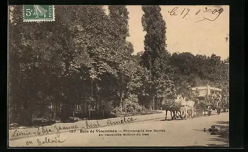 AK Bois de Vincennes, Promenade des Ecoles