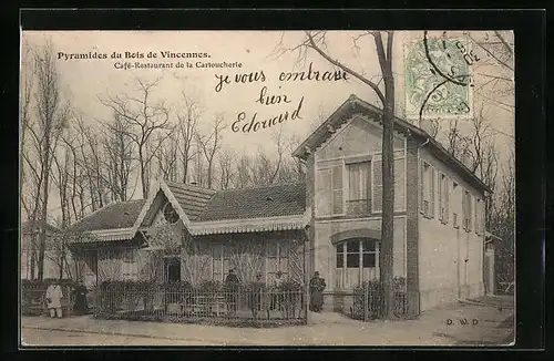 AK Pyramides du Bois de Vincennes, Café-Restaurant de la Cartoucherie