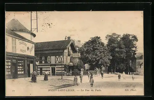 AK Boissy-Saint-Léger, La Rue de Paris