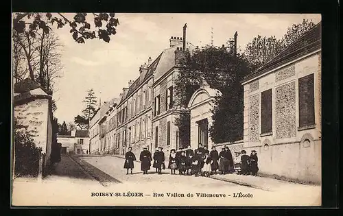 AK Boissy-Saint-Léger, Rue Vallon de Villeneuve, L`École
