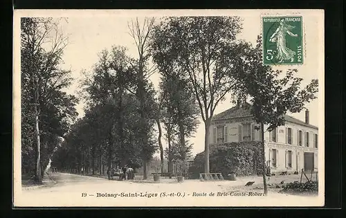 AK Boissy-Saint-Léger, Route de Brie-Comte-Obert