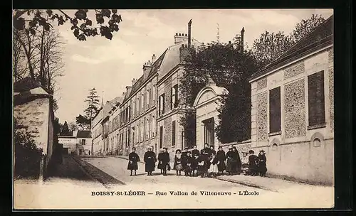 AK Boissy-Saint-Léger, Rue Vallon de Villeneuve, L`École