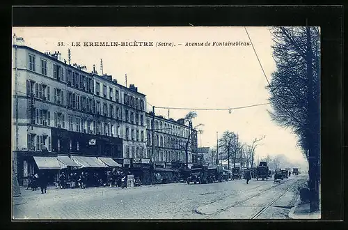 AK Le-Kremlin-Bicetre, Avenue de Fontainebleau