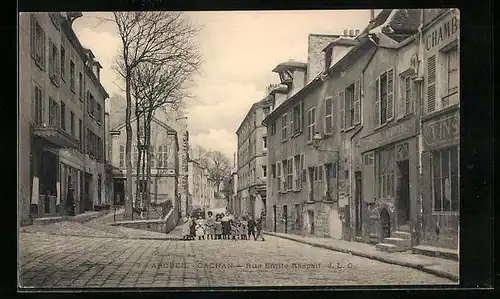 AK Arcueil-Cachan, Rue Emile Raspail