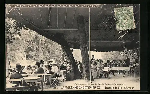 AK La Varenne-Chennevières, Terrasse de l`ile d`Amour