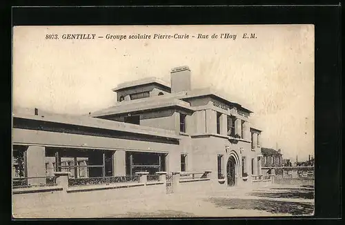 AK Gentilly, Groupe scolaire Pierre-Curie - Rue de l`Hay