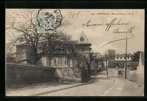 AK Gentilly, Rue de Paroy