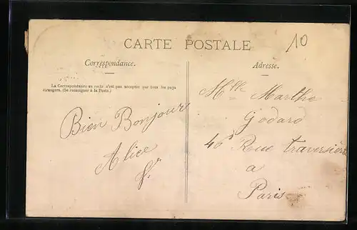 AK Gentilly, Place de la Fontaine