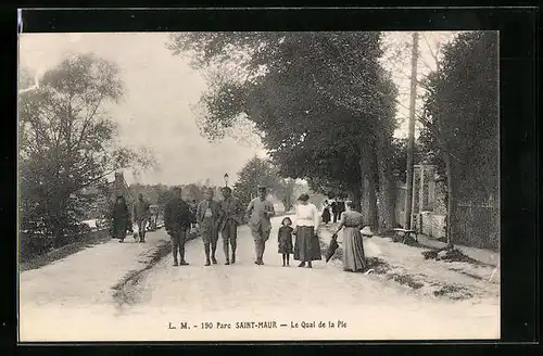 AK Parc Saint-Maur, Le Quai de la Pie