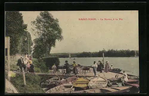 AK Saint-Maur, La Marne à la Pie