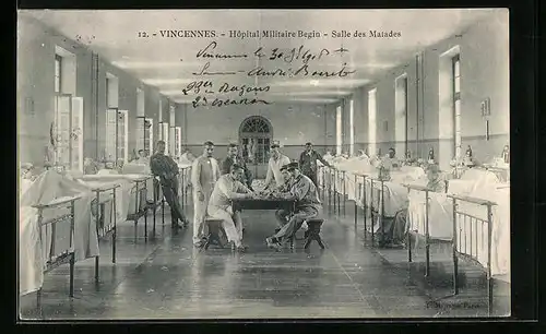 AK Vincennes, Hôpital Militaire Begin, Salle des Malades