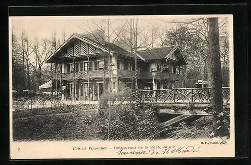 AK Vincennes, Bois de Vincennes, Restaurant de la Porte Jaune