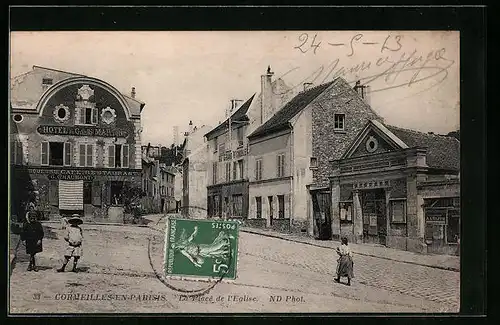 AK Cormeilles-en-Parisis, La Place de l`Eglise