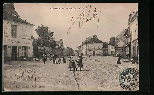 AK Cormeilles-en-Vexin, La Place