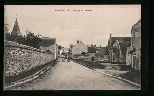 AK Arnouville, Rue de La Beurron