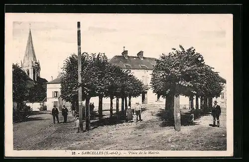 AK Sarcelles, Place de la Mairie