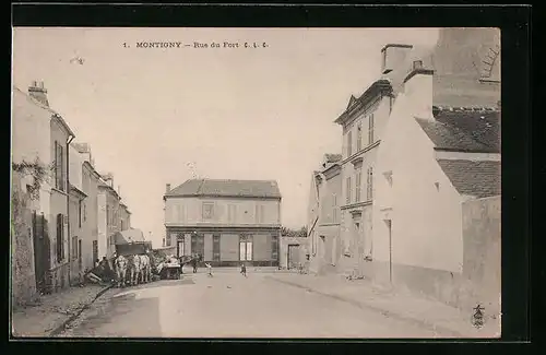 AK Montigny, Rue du Fort