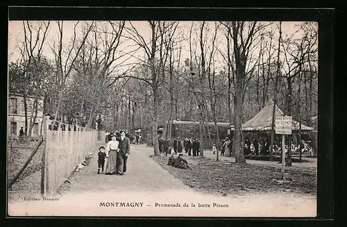 AK Montagny, Promenade de la butte Pinson
