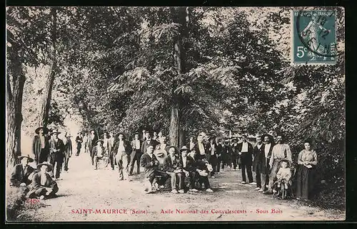 AK Saint-Maurice, Asile National des Convalescents - Sous Bois