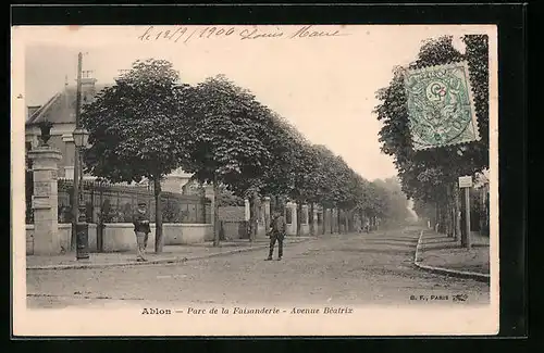AK Ablon, Parc de la Faisanderie, Avenue Béatrix